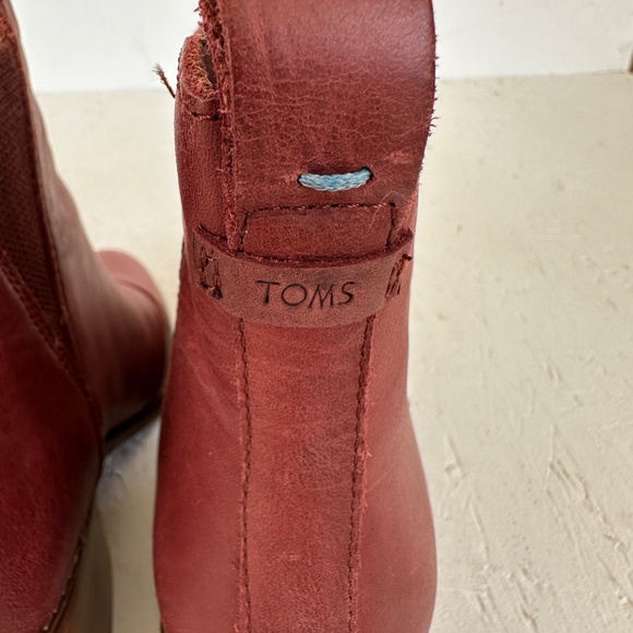 Toms heeled leather boots Size 9 - Picture 4 of 7